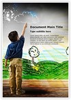 Child Drawing Editable Template