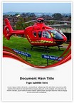 Medical Services Air Ambulance Editable Template