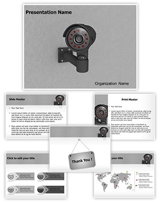 Security CCTV Camera Editable PowerPoint Template