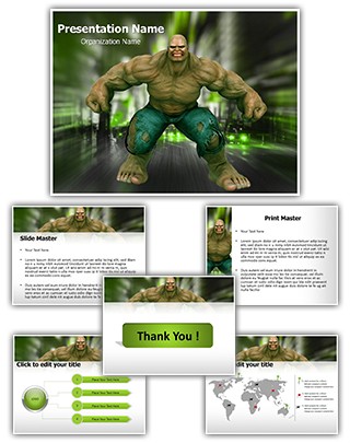 Hulk Editable PowerPoint Template