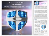 Security Sheild Editable PowerPoint Template