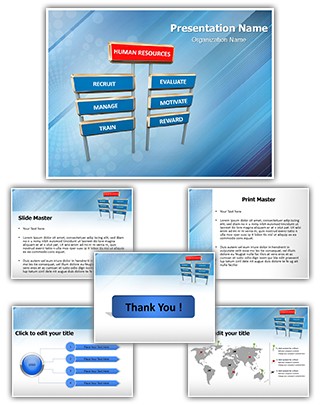 Human Resource Management Editable PowerPoint Template