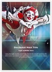 Circus Acrobat Editable Template