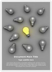 Idea Bulb Editable Template