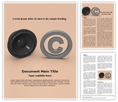Music Copyright Law Editable PowerPoint Template