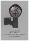 Security CCTV Camera Editable Template