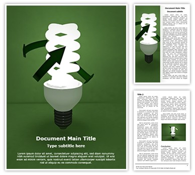 CFL Green Energy Editable Word Template