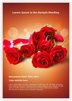 Red Rose Editable Template