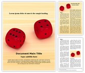 Dice Editable PowerPoint Template