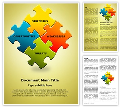 SWOT Editable Word Template