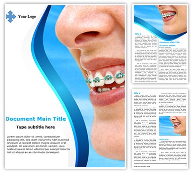 Braces Editable Word Template