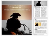 Cowboy Editable PowerPoint Template