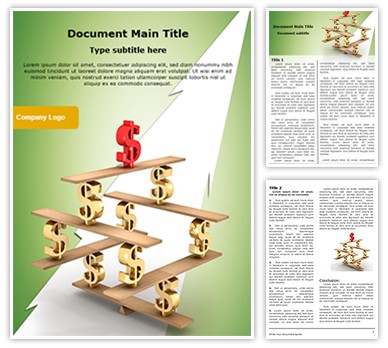 Financial balance Editable Word Template