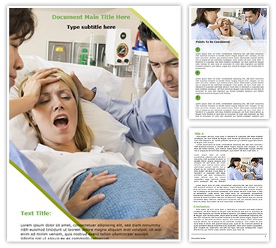 Giving Birth Editable Word Template