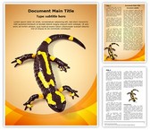 Toxic Amphibian Editable PowerPoint Template