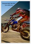 Off-road rider Editable Template