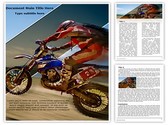 Off-road rider Word Template