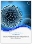 Swine flu virus Editable Template