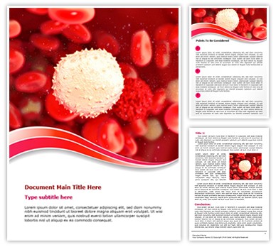 white blood cell Editable Word Template