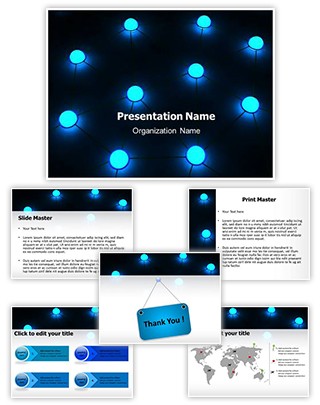 Network Technology Editable PowerPoint Template