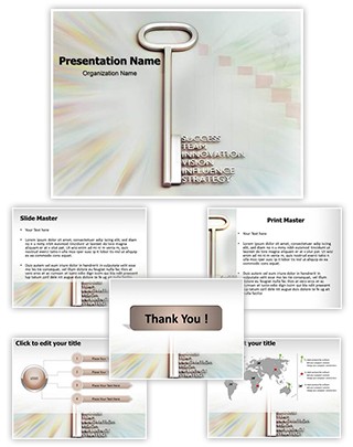 Key To Success Editable PowerPoint Template