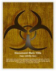 Bio Hazard Symbol Editable PowerPoint Template