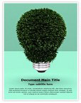 Green Energy Saver Editable Template