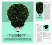 Green Energy Saver Editable PowerPoint Template