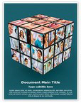 Medical Cube Editable Template