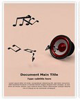 Music Notes Editable Template