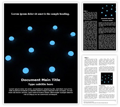 Network Technology Editable Word Template