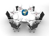 Global Business Meeting Editable Template