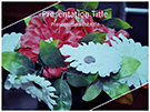 Artificial Flowers Editable Free Ppt Template