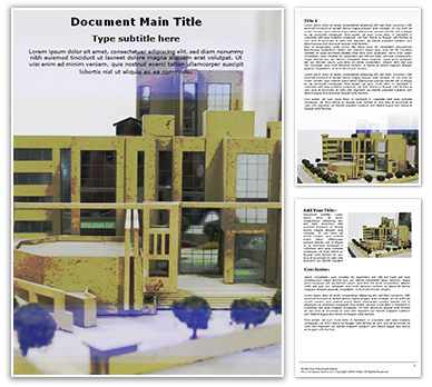 Building Prototype Free Word Template