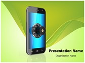 Mobile Security Lock Editable PowerPoint Template