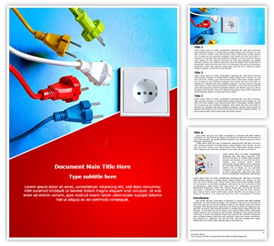 Sockets Plugging Editable Word Template