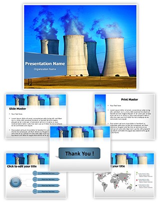 Nuclear Power Plant Editable PowerPoint Template