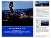 Drowning Editable PowerPoint Template