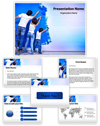 Painting Editable PowerPoint Template