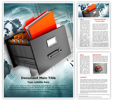Document Management Editable Word Template