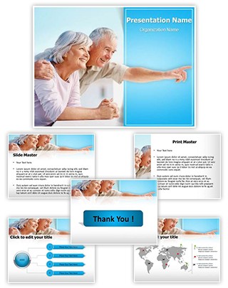 People Retirement Editable PowerPoint Template