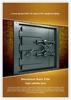 Bank Vault Editable Template