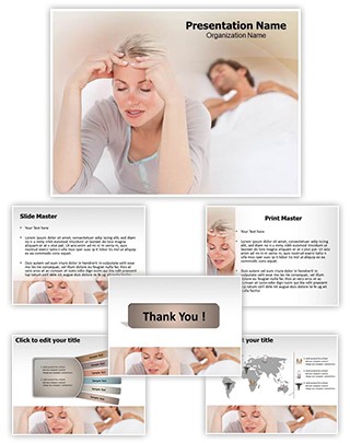 Sleeping Disorder Editable PowerPoint Template