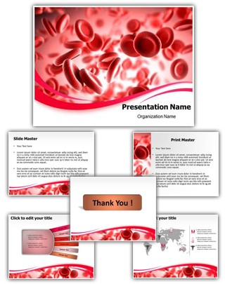 Blood Red Editable PowerPoint Template