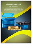 Ammunition Editable Template