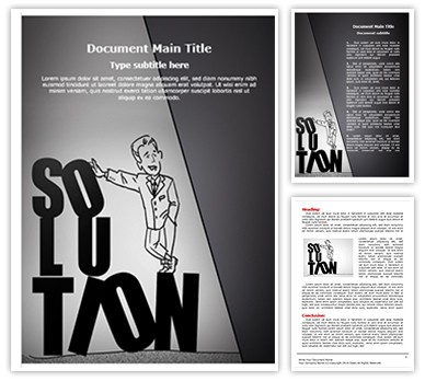 Solution Editable Word Template