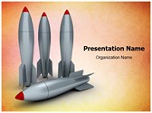 3D Rockets Editable PowerPoint Template