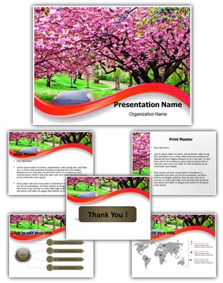 Blossoms Editable PowerPoint Template