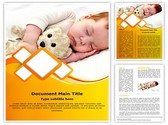 Sleeping Innocence Editable PowerPoint Template