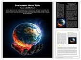 Global Warming Concept Editable PowerPoint Template